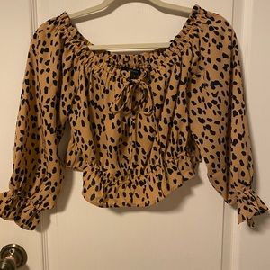 Off the shoulder blouse